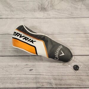 Callaway Mavrik Fairway Wood Headcover Black White Orange Adjustable Dial